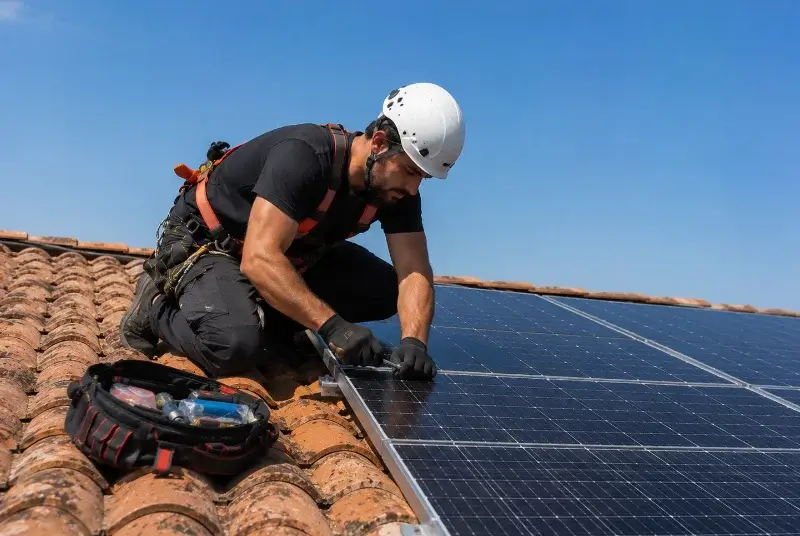 Maintenance et monitoring de panneaux solaires à Carresse-Cassaber