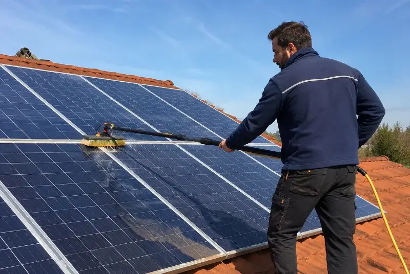 Nettoyage et entretien de panneaux solaires à Carresse-Cassaber
